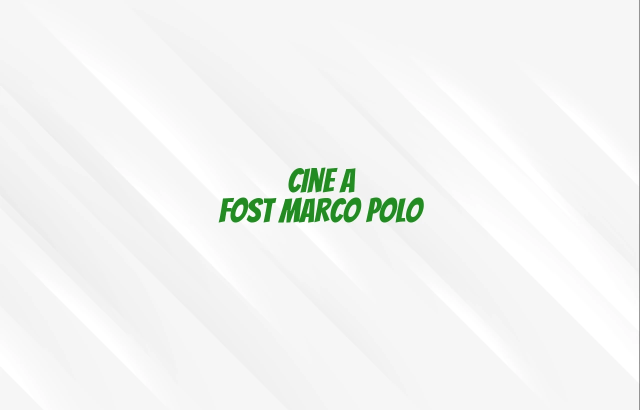 cine a fost marco polo