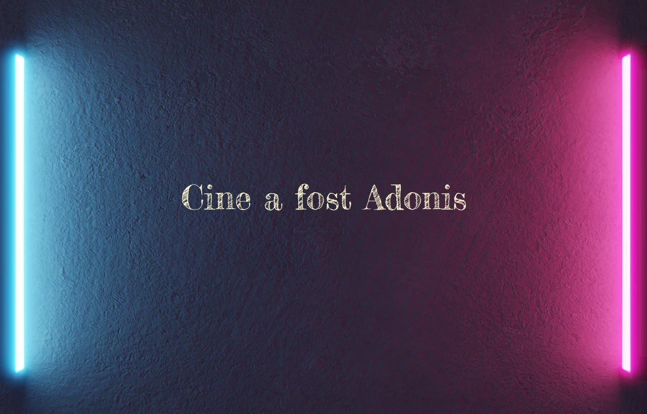 cine a fost adonis
