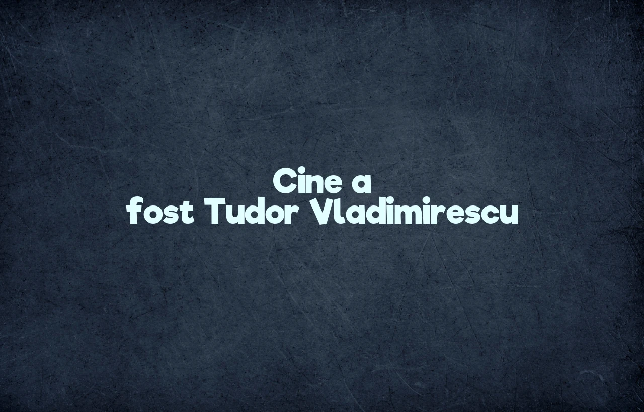 cine a fost tudor vladimirescu